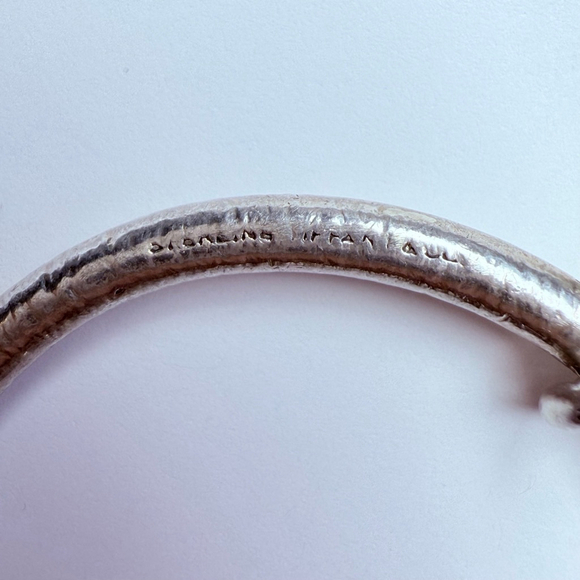 Tiffany & Co. Sterling Silver Oval ID Tag Opus One Screwball Horseshoe Key Ring - Picture 5 of 6